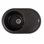 Гранітна мийка для кухні VALESO LIRA 7750 матова Моріон