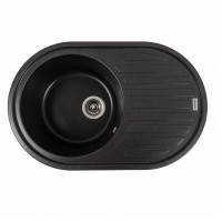 Гранітна мийка для кухні VALESO LIRA 7750 матова Моріон