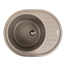 Гранитная мойка для кухни VALESO SOUL 6250 матовая Титан