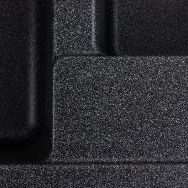 Гранітна мийка для кухні VALESO TOSKANA 7850W матова Карбон