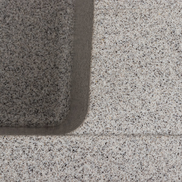 Гранітна мийка для кухні VALESO ZIRKONE 6250 матова Сірий