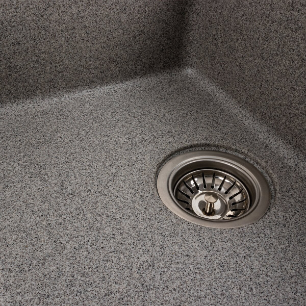 Гранітна мийка для кухні VALESO ZIRKONE 6250 матова Сірий