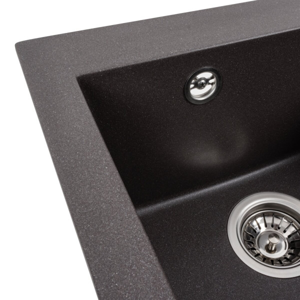 Гранітна мийка для кухні VALESO 4150 SOKIL матовий Гренадін