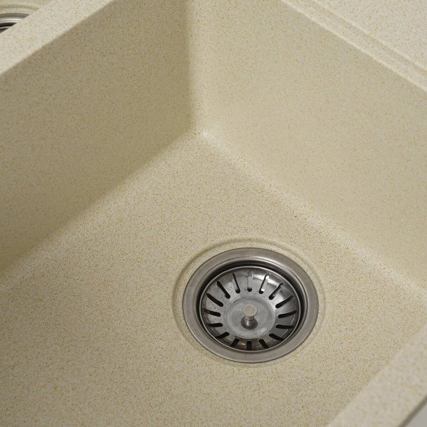 Гранітна мийка для кухні VALESO 7850 HARMONY матова Пісок