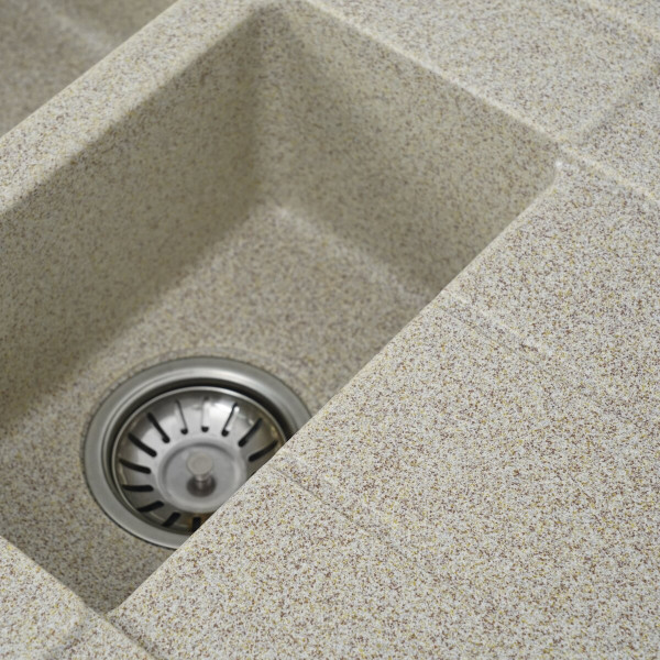 Гранітна мийка для кухні VALESO TOSKANA 7850W матова Карамель