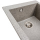 Гранітна мийка для кухні VALESO SOKIL 4150 матова Сіра