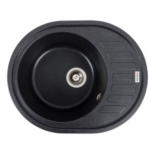 Гранітна мийка для кухні VALESO SOUL 6250 матова Карбон