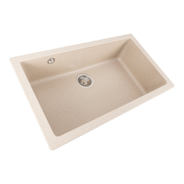 Гранітна мийка для кухні VALESO PARUANA 7945 матова Сафарі