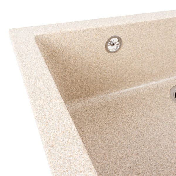 Гранітна мийка для кухні VALESO PARUANA 7945 матова Сафарі