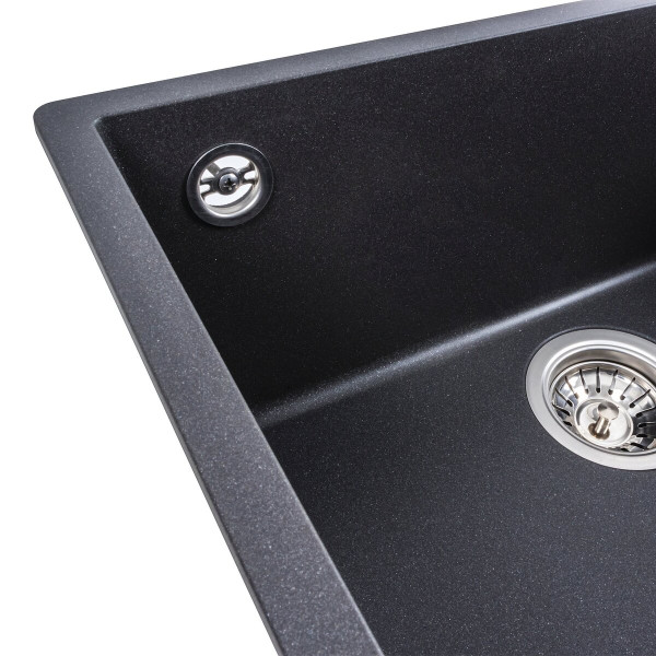 Гранітна мийка для кухні VALESO OASIS 5444 матова Моріон