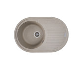 Гранітна мийка для кухні VALESO LIRA 7750 матова Сафарі