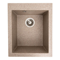 Гранитная мойка для кухни VALESO 4150 SOKIL матовая (карамель)