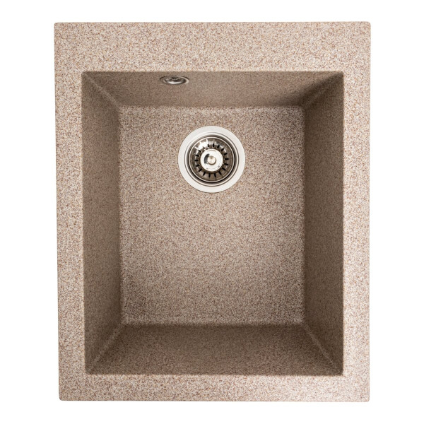 Гранітна мийка для кухні VALESO 4150 SOKIL матова (карамель)