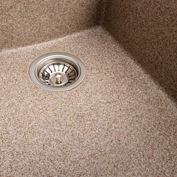 Гранітна мийка для кухні VALESO 4150 SOKIL матова (карамель)