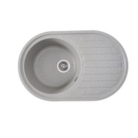 Гранітна мийка для кухні VALESO LIRA 7750 матова Сіра