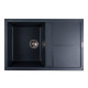 Гранітна мийка для кухні VALESO SELENA 7950 матова Антрацит