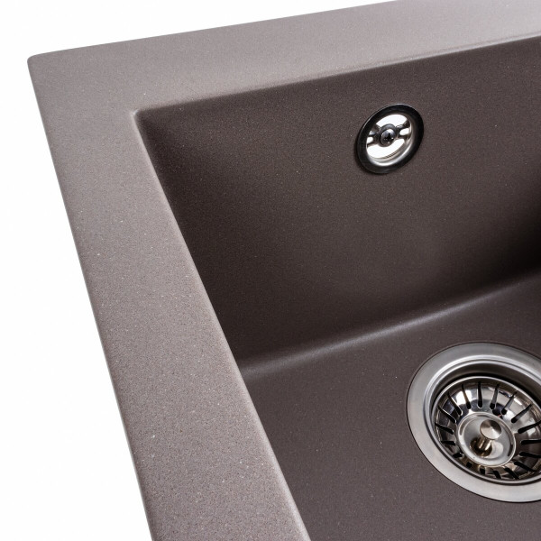 Гранітна мийка для кухні VALESO 4150 SOKIL матова Дюна