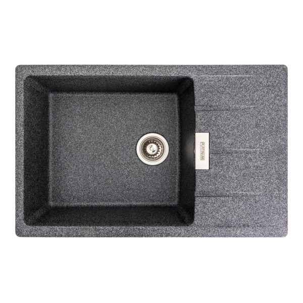 Гранітна мийка для кухні VALESO ROMA 7850 матова Графіт
