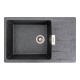 Гранітна мийка для кухні VALESO ROMA 7850 матова Графіт