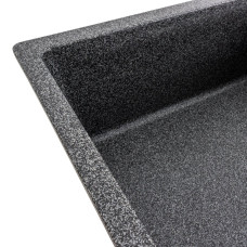 Гранитная мойка для кухни VALESO ROMA 7850 матовая Графит