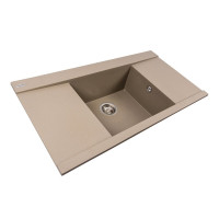 Гранітна мийка для кухні VALESO ATLAS 9651 матова Титан