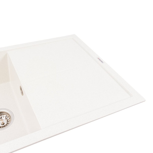 Гранітна мийка VALESO MAGNUM 7950 матова Біла в крапку