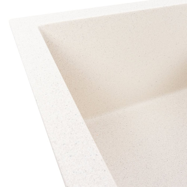 Гранітна мийка VALESO MAGNUM 7950 матова Біла в крапку