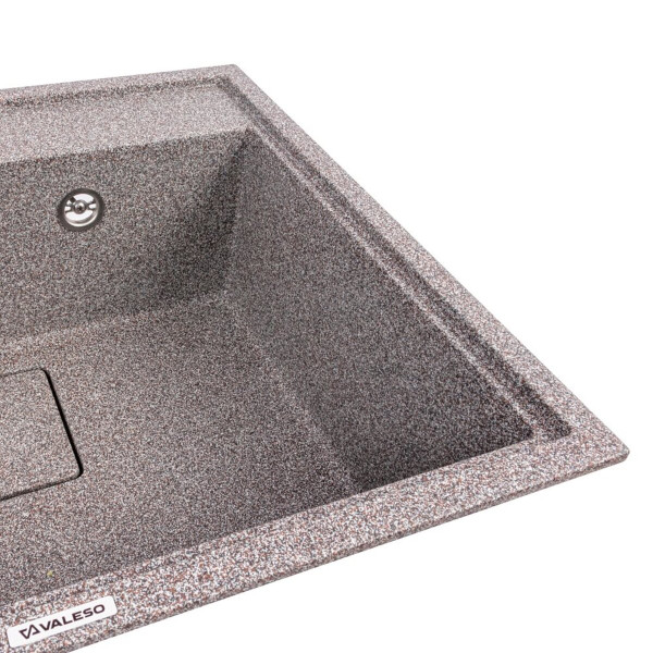 Кухонна мийка гранітна VALESO 6050 SHERLIT (мікс)