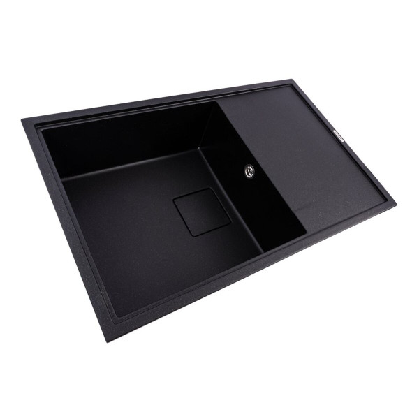 Гранітна мийка VALESO GALANS 7850 матова Чорний металік