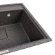 Гранітна мийка VALESO SHERLIT 6050 матова Графіт