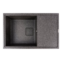 Гранитная мойка для кухни VALESO GALANS 7850 матовая Графит