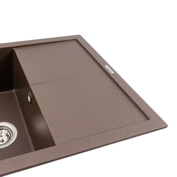 Гранітна мийка VALESO CRIPTA 6550 матова темна скеля