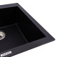 Гранітна мийка VALESO GALAX 5050 матова Чорний металік