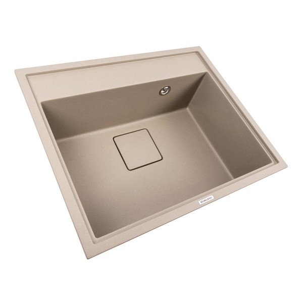 Гранітна мийка VALESO SHERLIT 6050 матова Титан