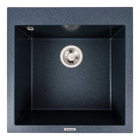 Гранитная мойка для кухни VALESO GALAX 5050 матовая Антрацит
