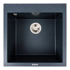 Гранитная мойка для кухни VALESO GALAX 5050 матовая Антрацит