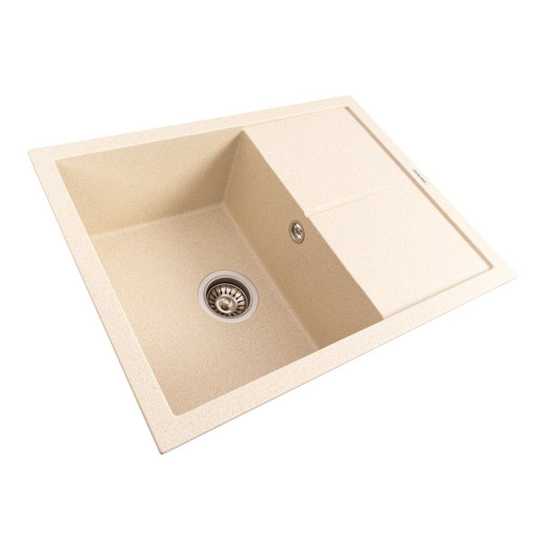 Кухонна мийка гранітна VALESO 6550 CRIPTA (пісок)