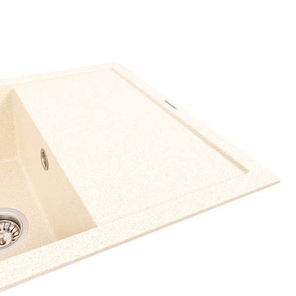 Кухонна мийка гранітна VALESO 6550 CRIPTA (пісок)
