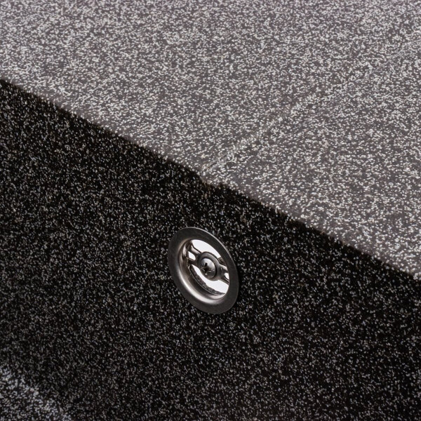 Гранітна мийка VALESO CRIPTA 6550 матова Графіт