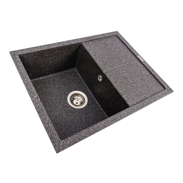 Гранітна мийка VALESO CRIPTA 6550 матова Графіт