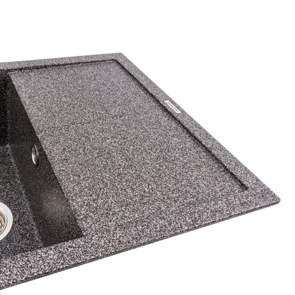 Гранітна мийка VALESO CRIPTA 6550 матова Графіт