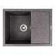 Гранітна мийка VALESO CRIPTA 6550 матова Графіт