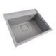 Кухонна мийка гранітна VALESO 6050 SHERLIT (сірий металік)