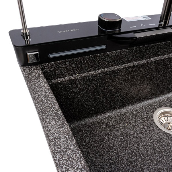 Гранітна мийка VALESO EVANORA 7546 матова Графіт