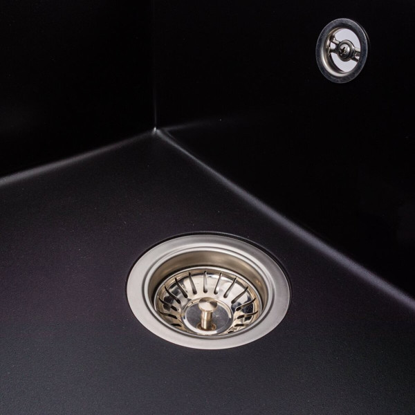 Гранітна мийка VALESO CRIPTA 6550 матова Чорна