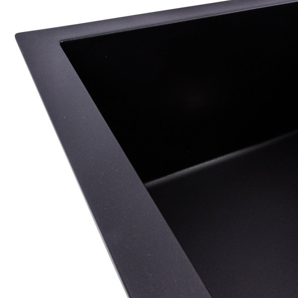 Гранітна мийка VALESO CRIPTA 6550 матова Чорна