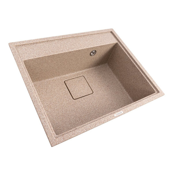 Кухонна мийка гранітна VALESO 6050 SHERLIT (карамель)