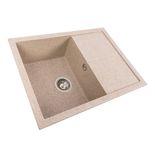 Гранітна мийка VALESO CRIPTA 6550 матова Карамель