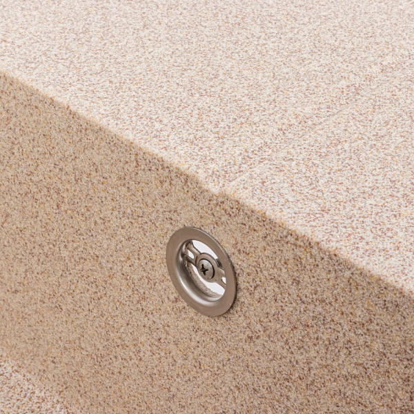 Гранітна мийка VALESO CRIPTA 6550 матова Карамель