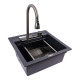 Гранітна мийка VALESO VIVA 5149 матова Карбон